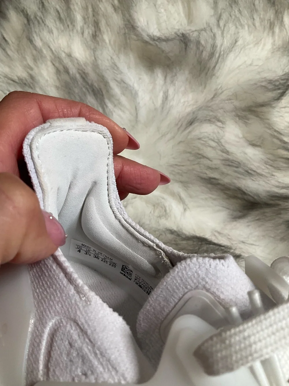 Adidas Ultraboost 21 Running Shoes Triple White Size 4 Youth